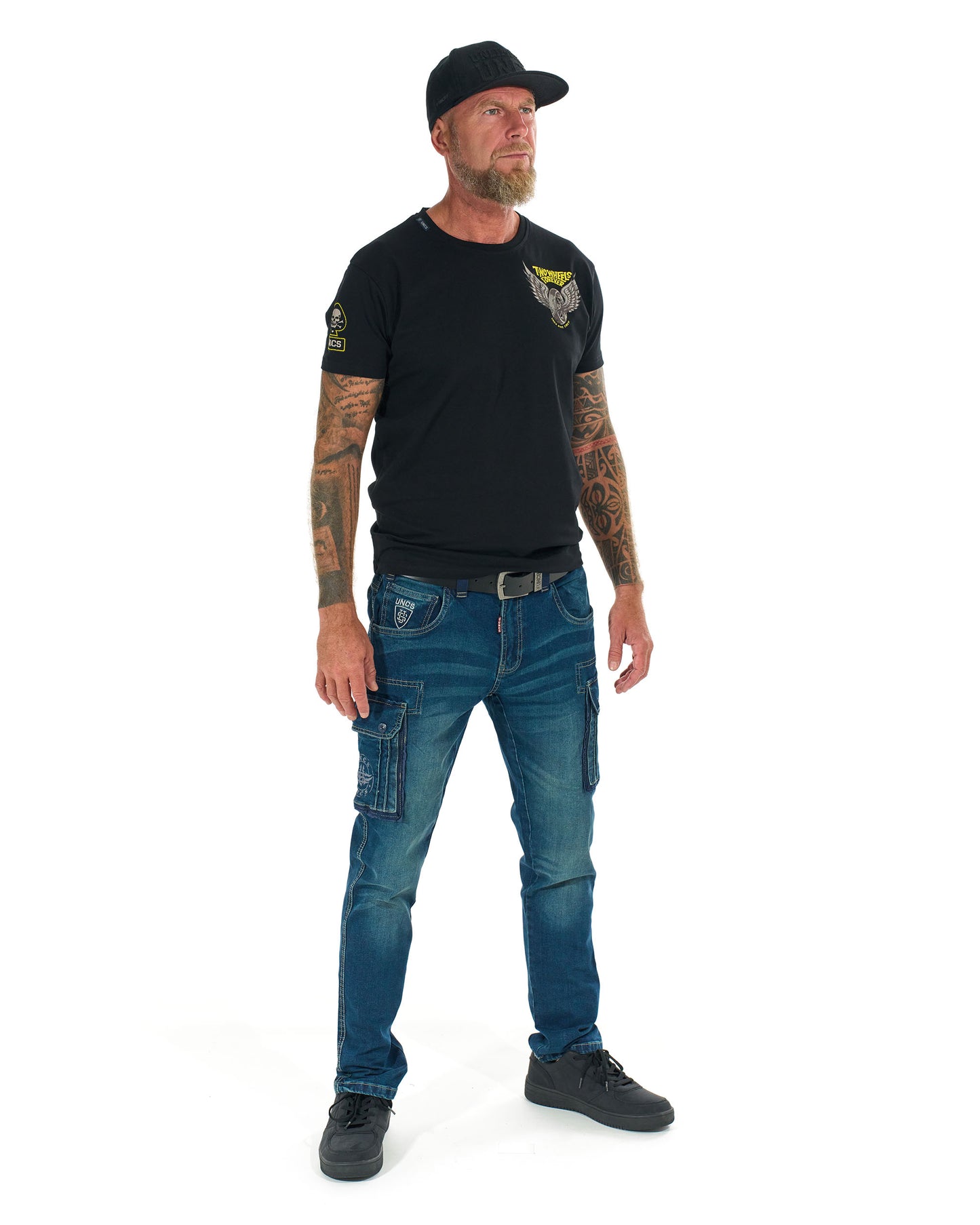 KENNETH Men's pants DENIM BLUE