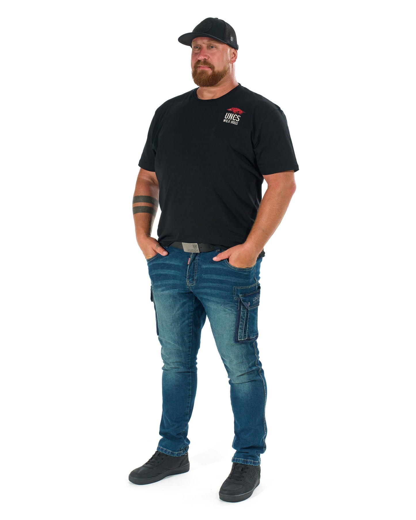 KENNETH Men's pants DENIM BLUE