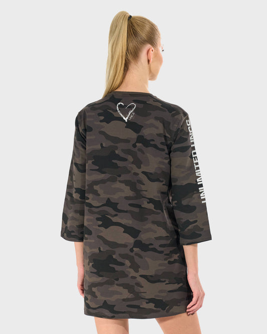 XENA Women's Dress CAMOUFLAGE