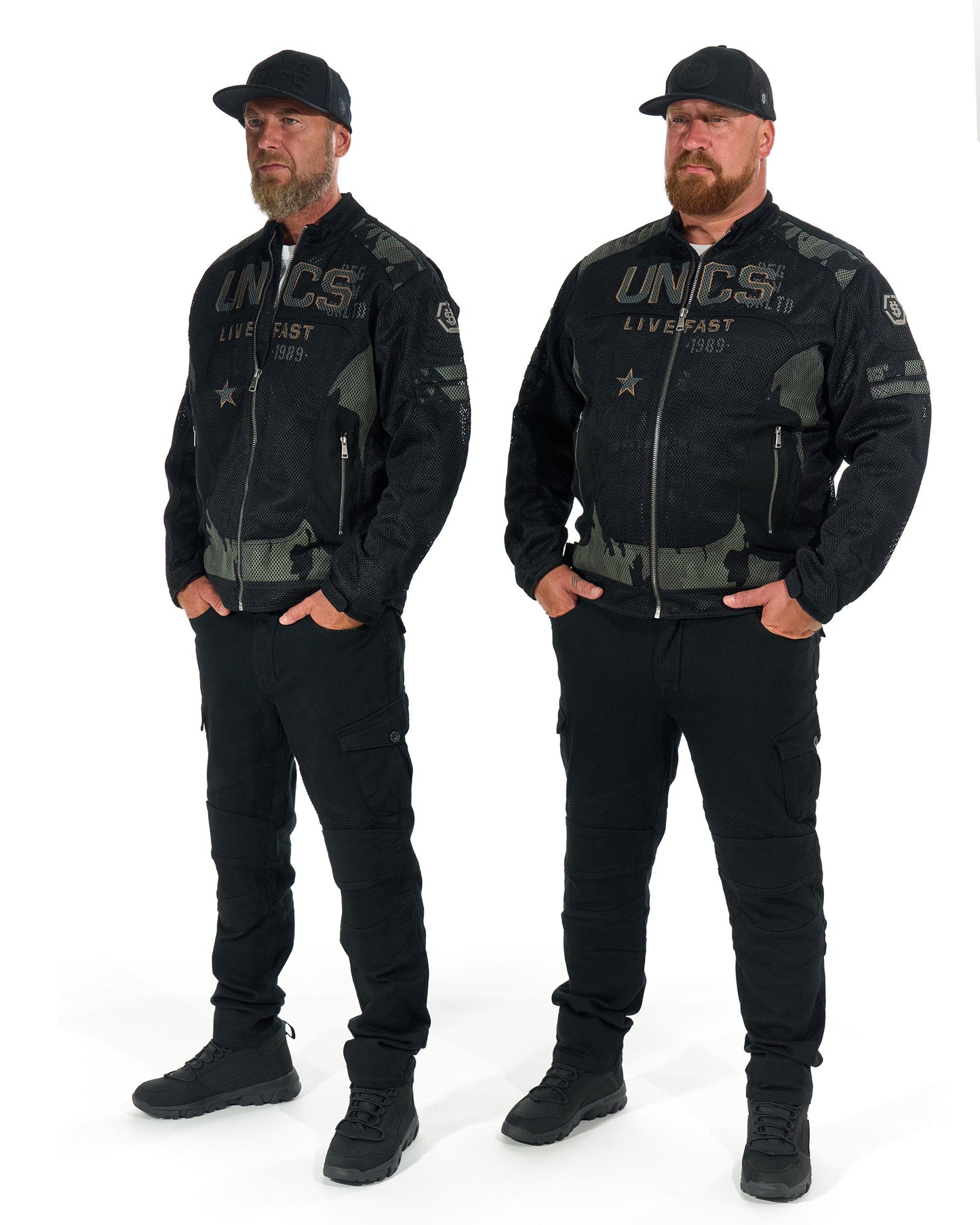 MOTORCYCLE (WITH PRINT) BLACK Men's Jacket BLACK