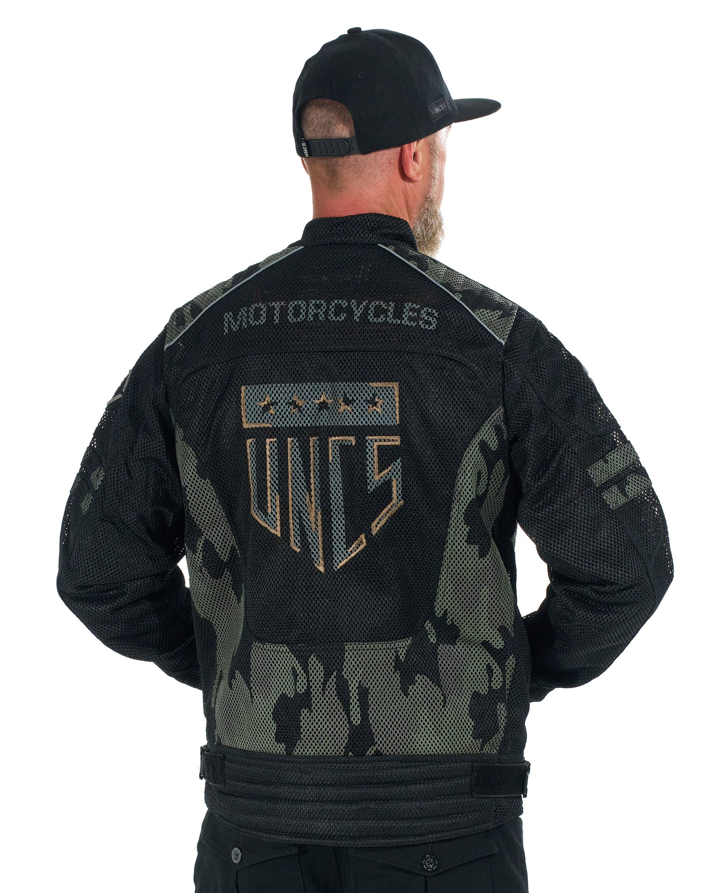 MOTORCYCLE (WITH PRINT) BLACK Men's Jacket BLACK