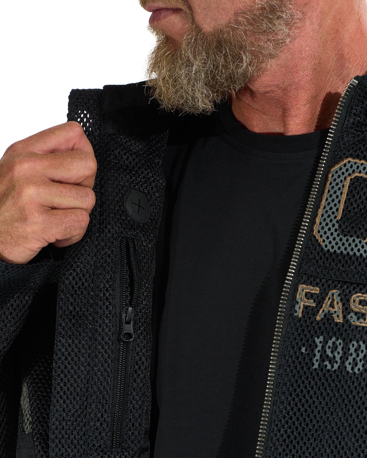 MOTORCYCLE (WITH PRINT) BLACK Men's Jacket BLACK