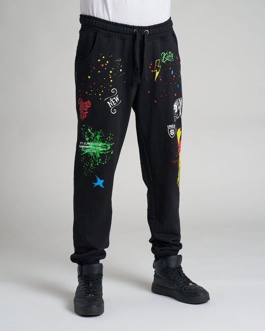 FREEDOM Men's Sweatpants BLACK