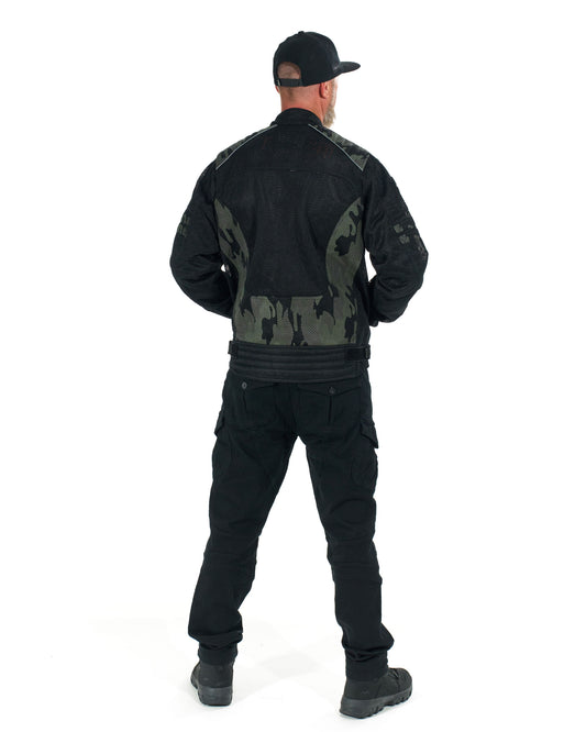 MOTORCYCLE (without print) Men's Jacket BLACK