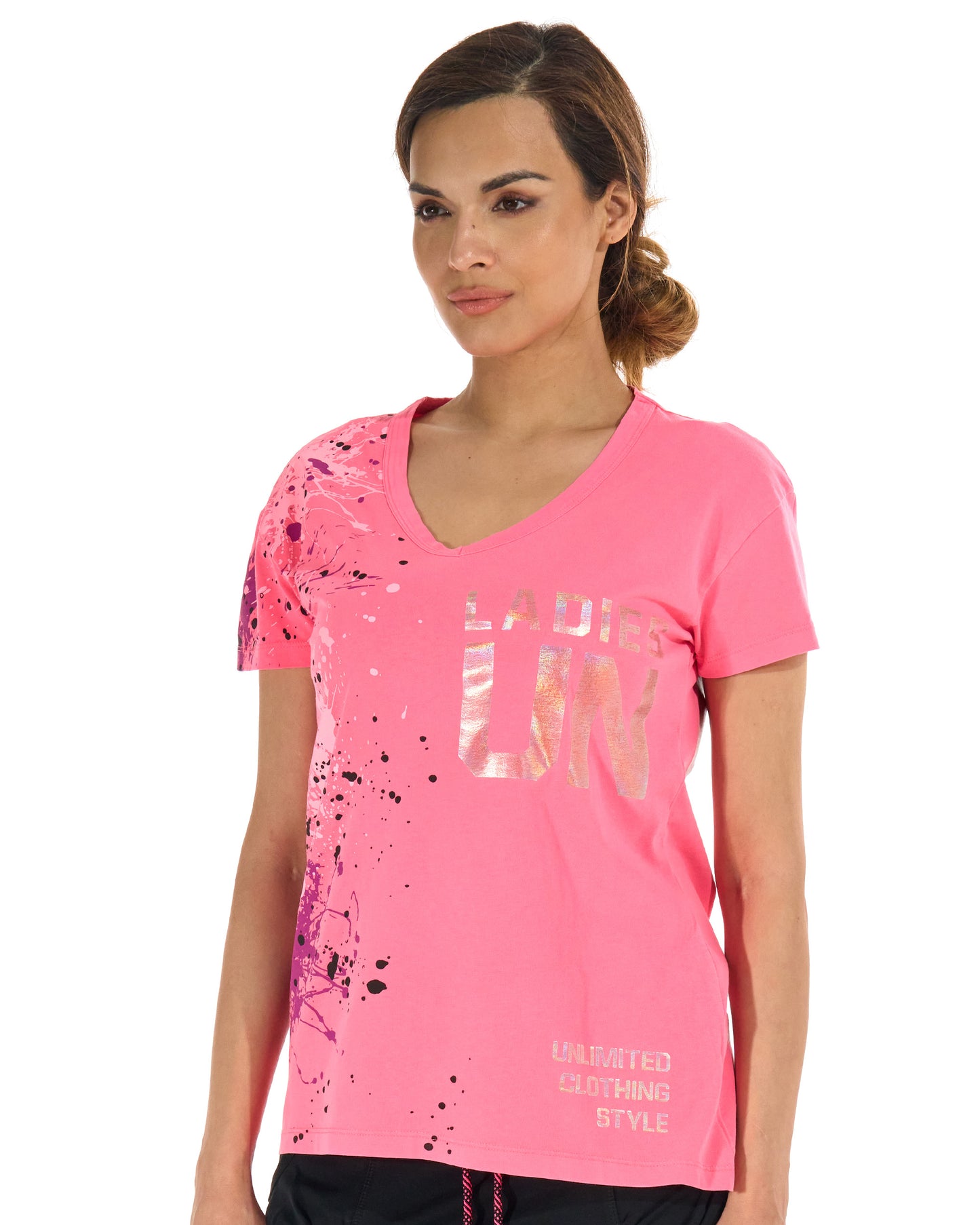 MARIA II Women's T-Shirt NEON PINK
