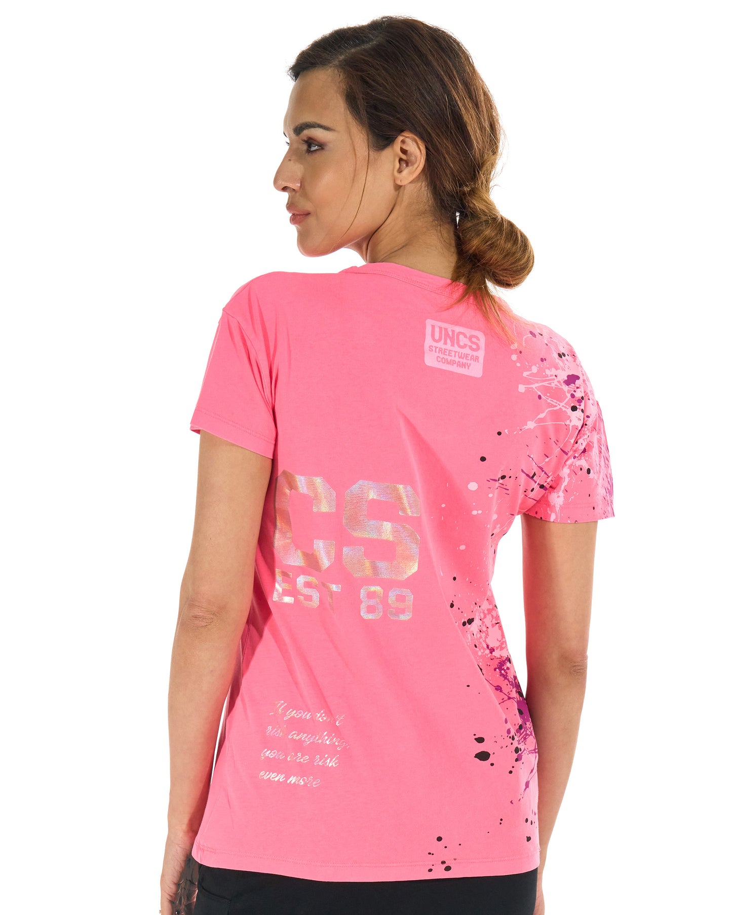 MARIA II Women's T-Shirt NEON PINK