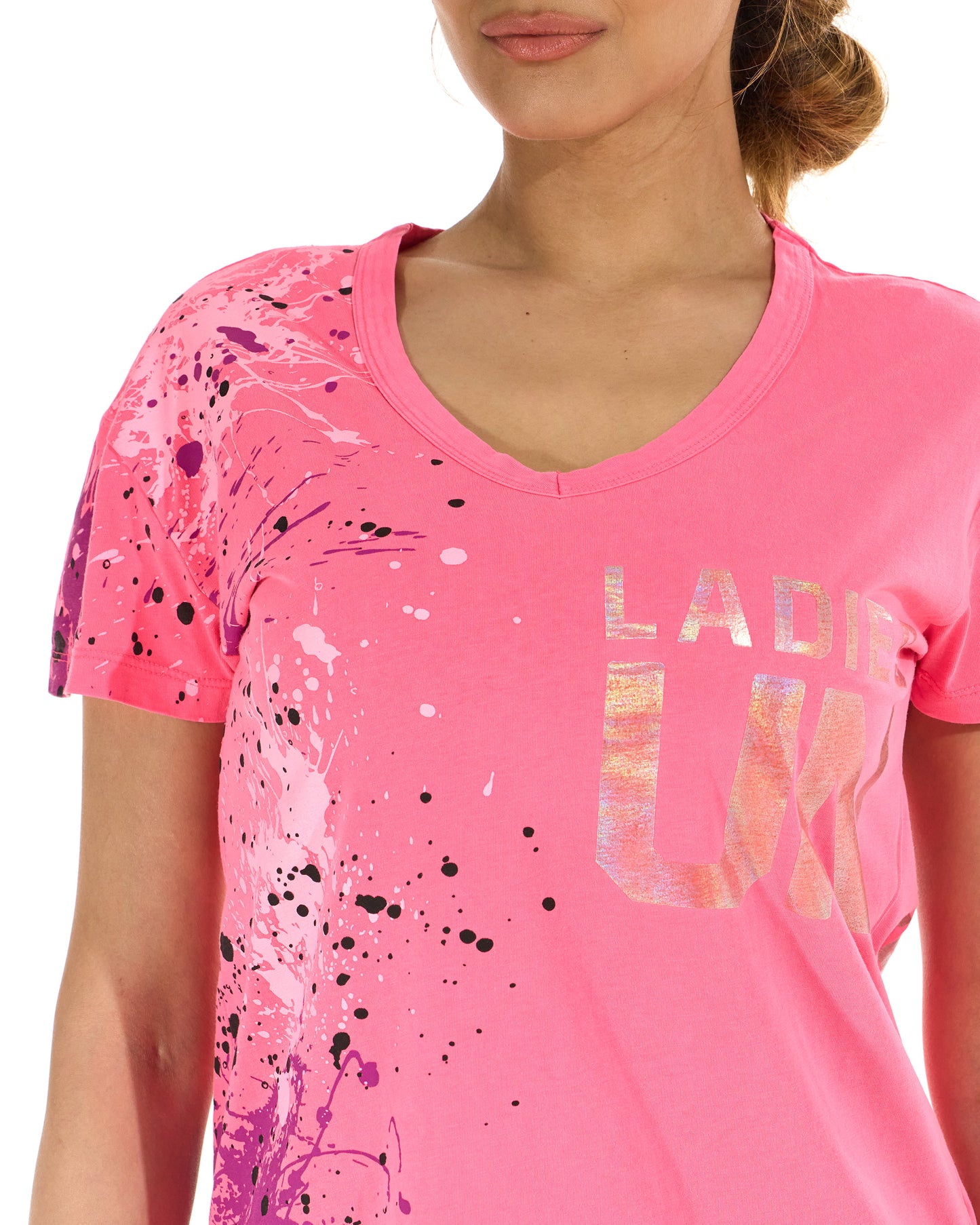 MARIA II Women's T-Shirt NEON PINK