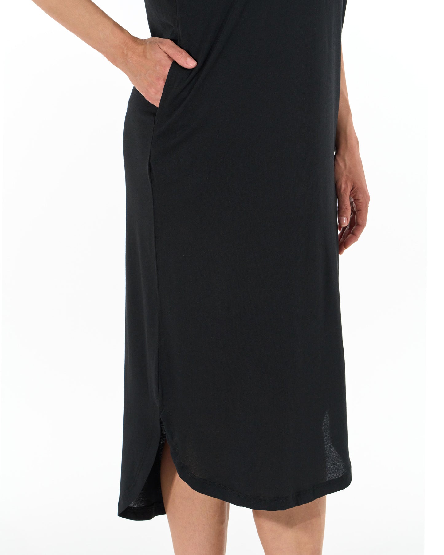 SUNNY II (long) Women's Dress BLACK