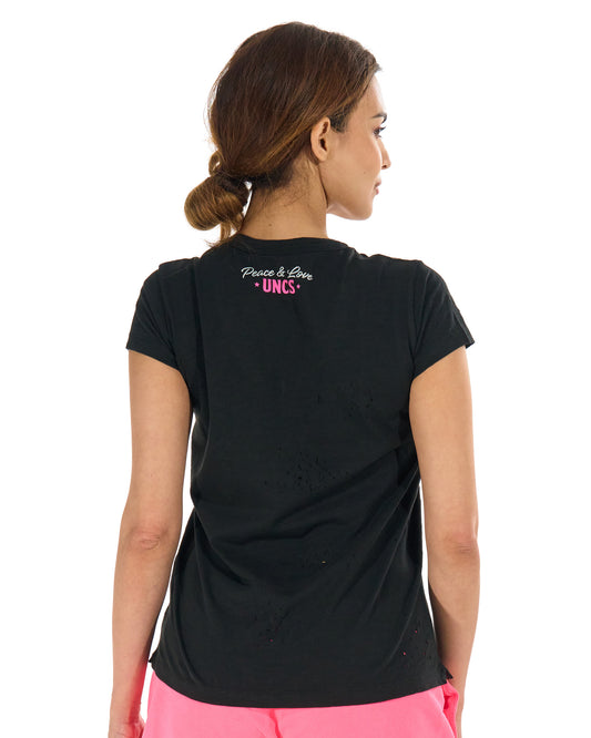 REBEL V Women's T-Shirt BLACK