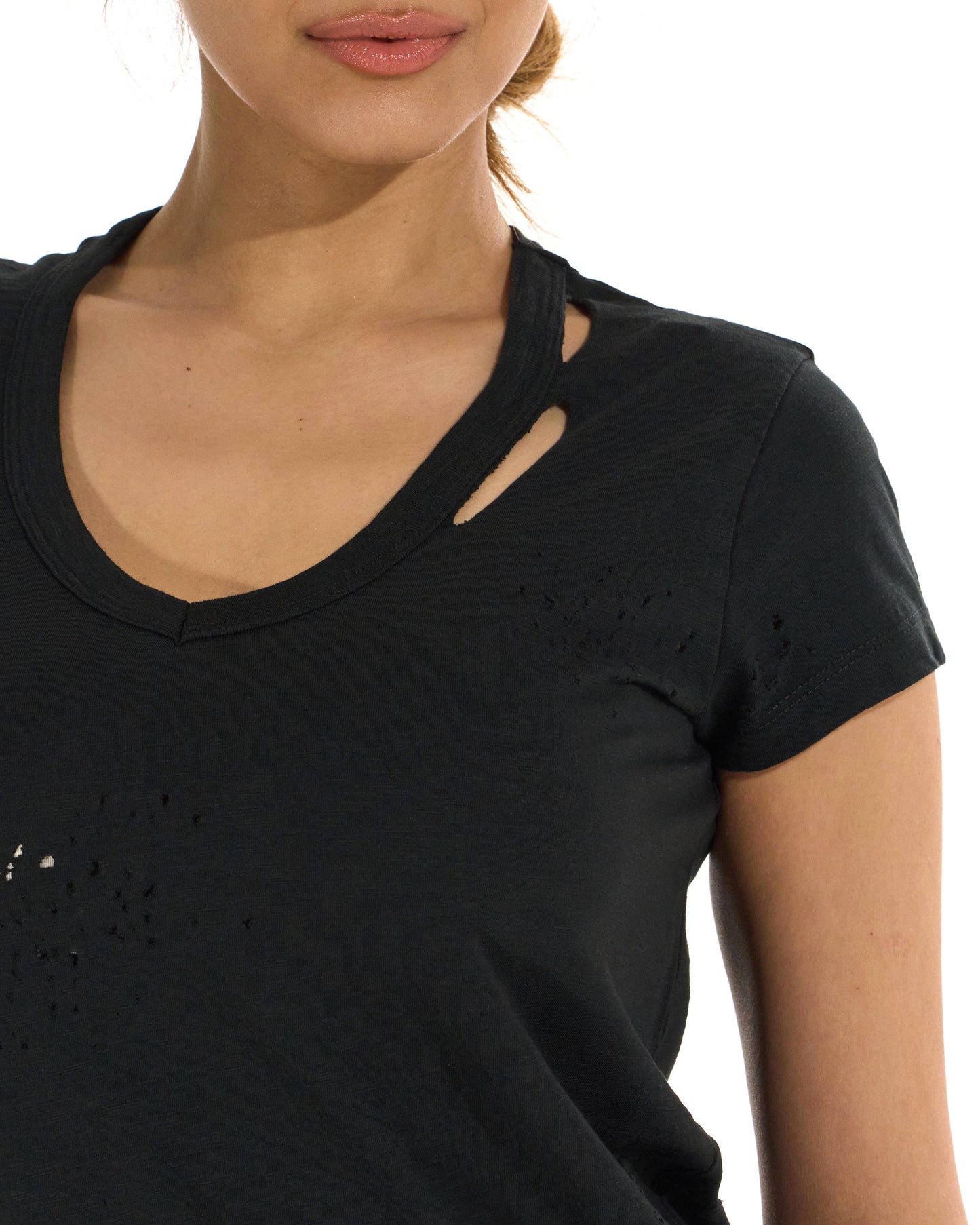REBEL V Women's T-Shirt BLACK
