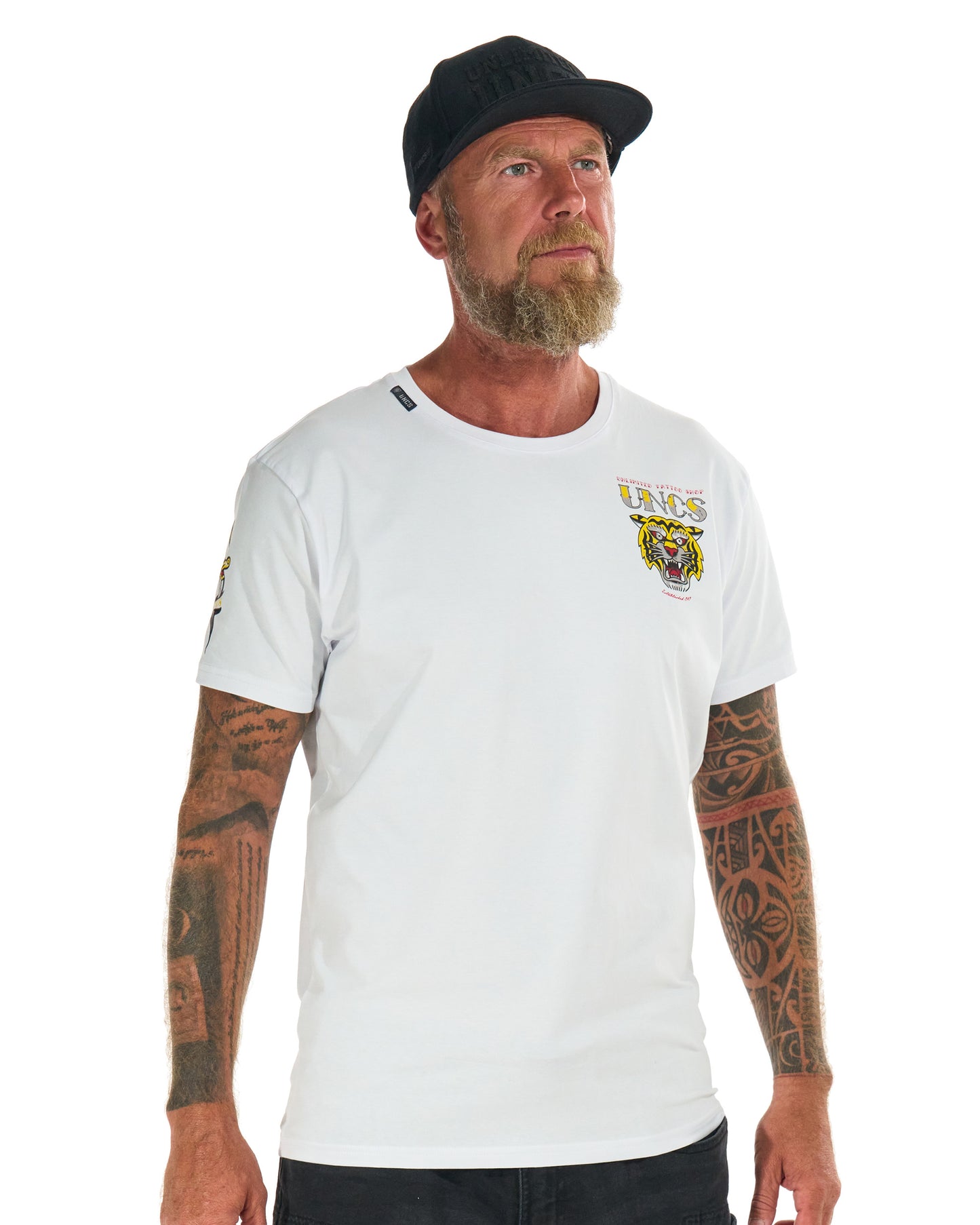 TIGER Men's T-Shirt WHITE