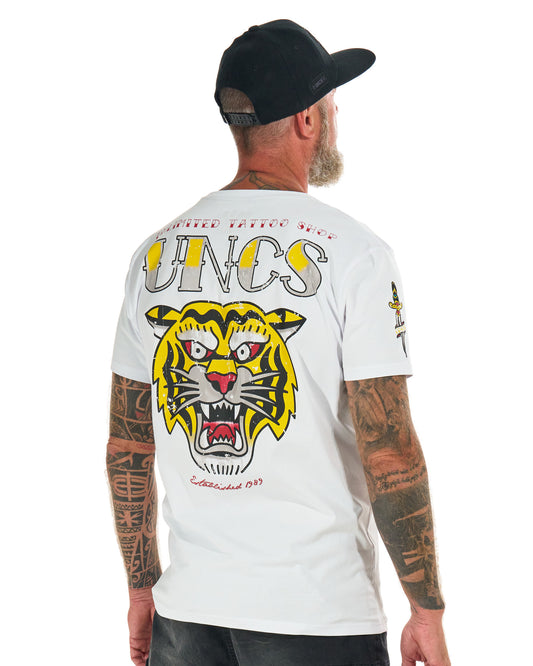 TIGER Men's T-Shirt WHITE