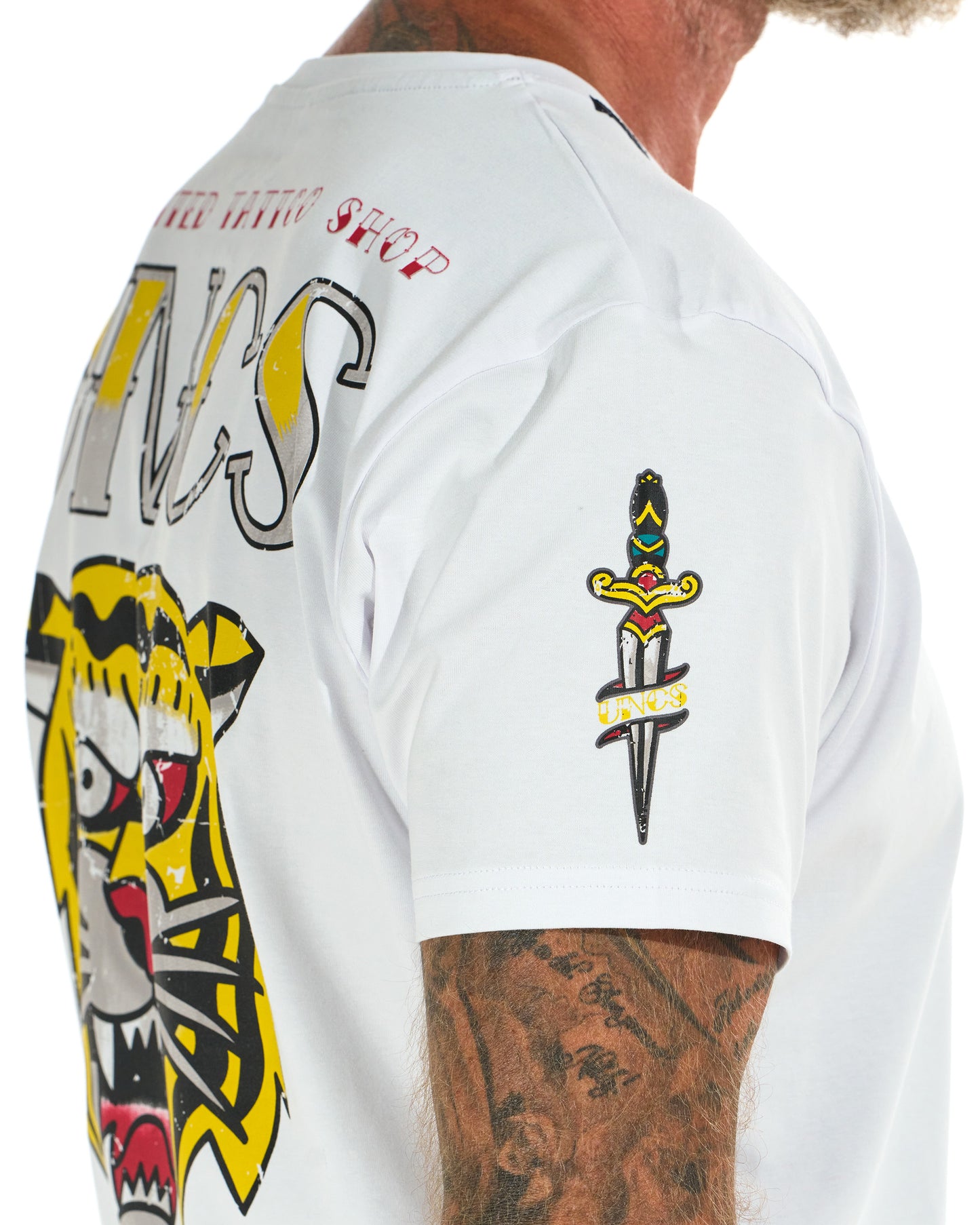 TIGER Men's T-Shirt WHITE