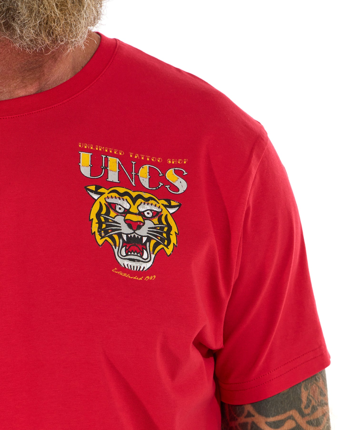 TIGER Men's T-Shirt RED