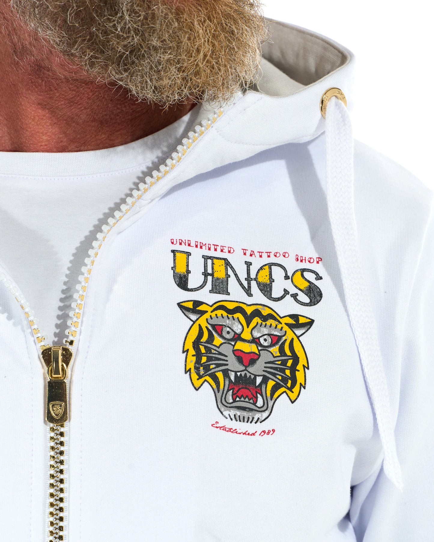 TIGER II Men's Sweatshirt WHITE