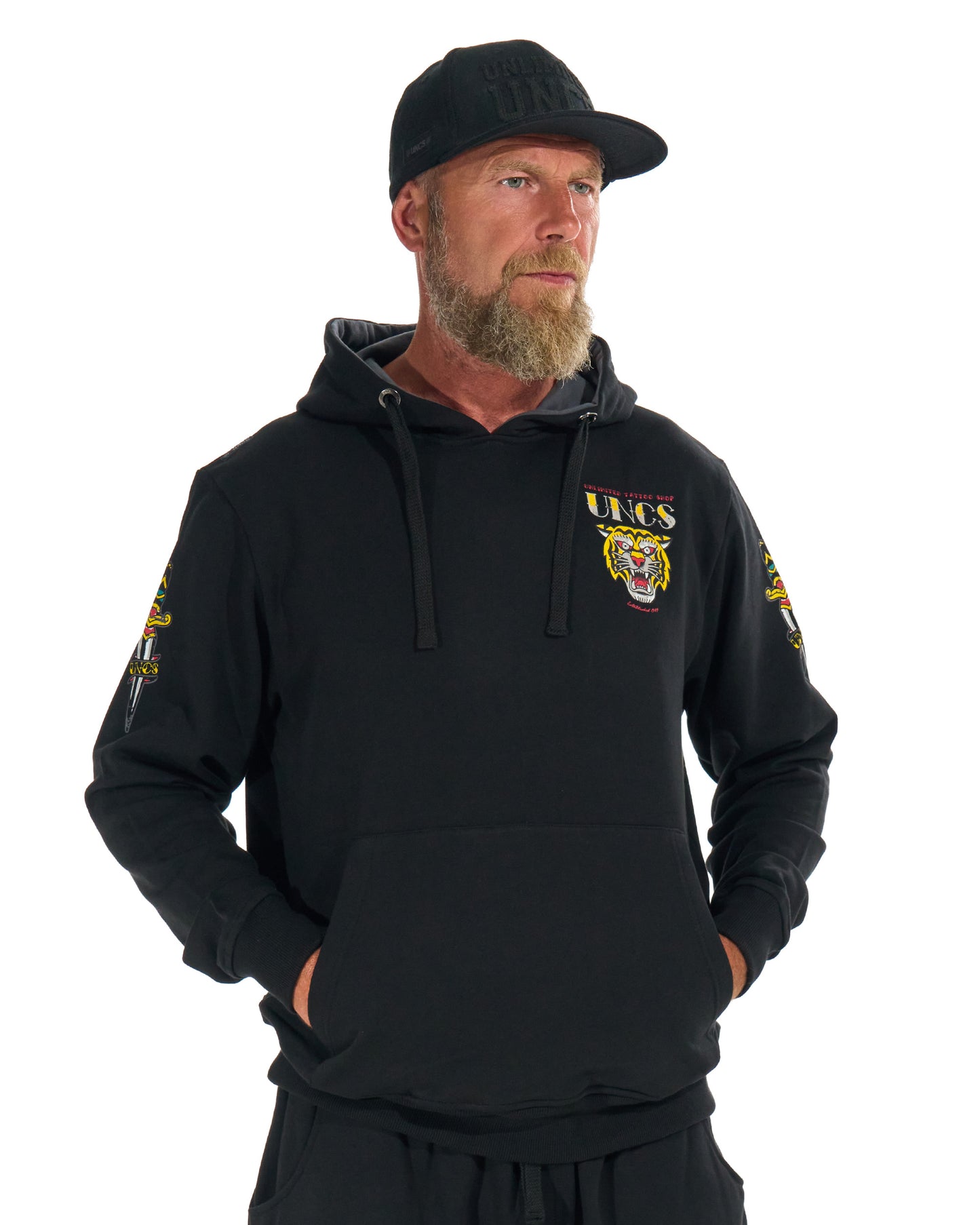 TIGER Men's Sweatshirt BLACK