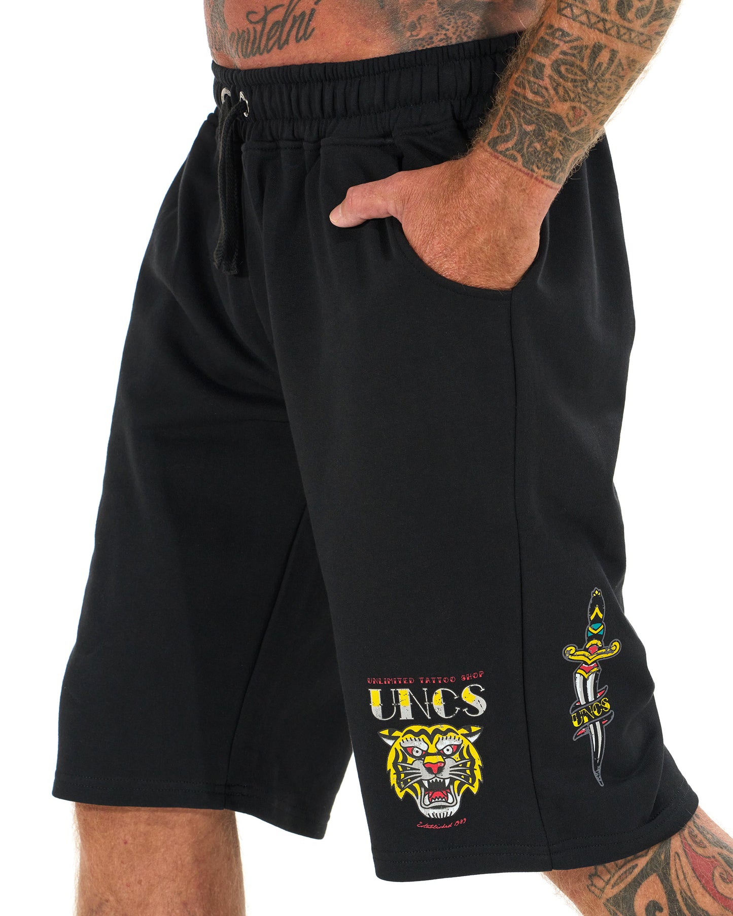 TIGER Men's Shorts BLACK