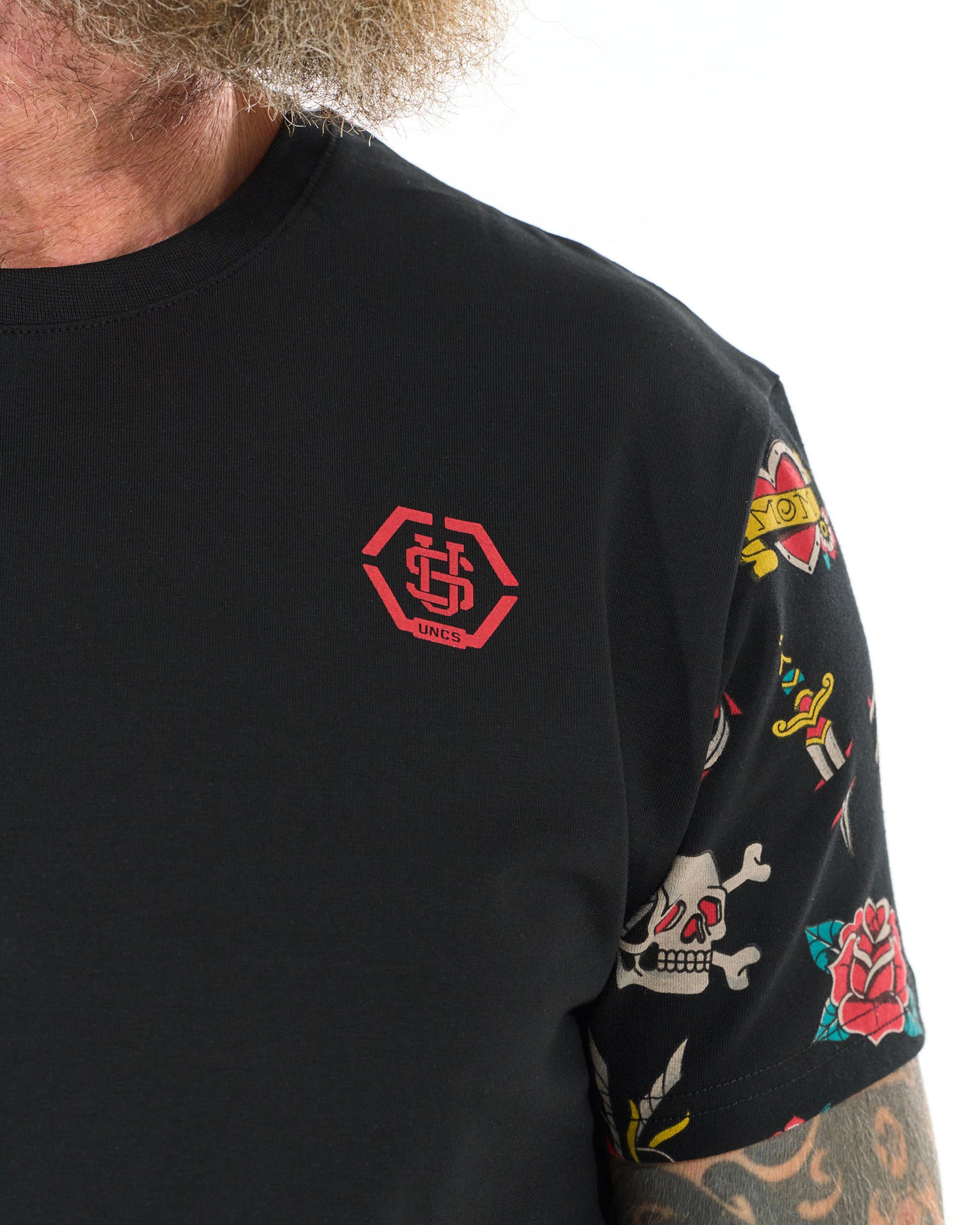 TATTOO II Men's T-Shirt BLACK