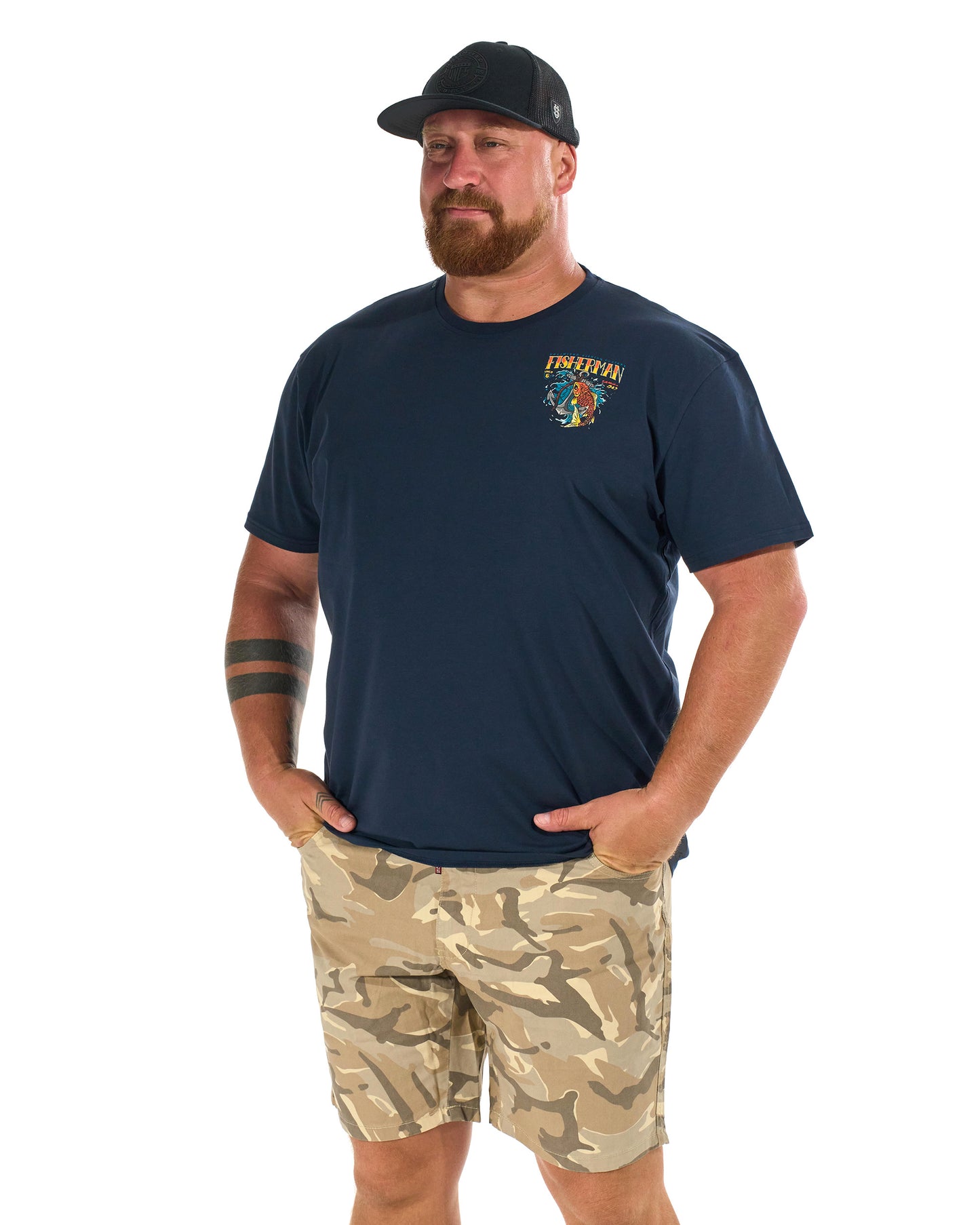 FISHERMAN IV Men's T-Shirt BLUE