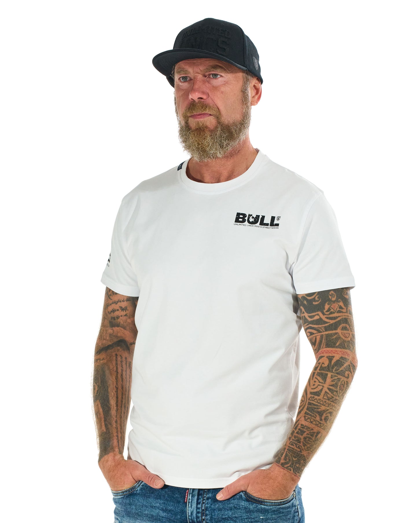 BULL Men's T-Shirt WHITE