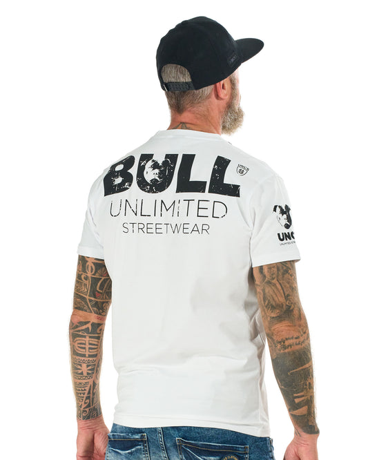 BULL Men's T-Shirt WHITE