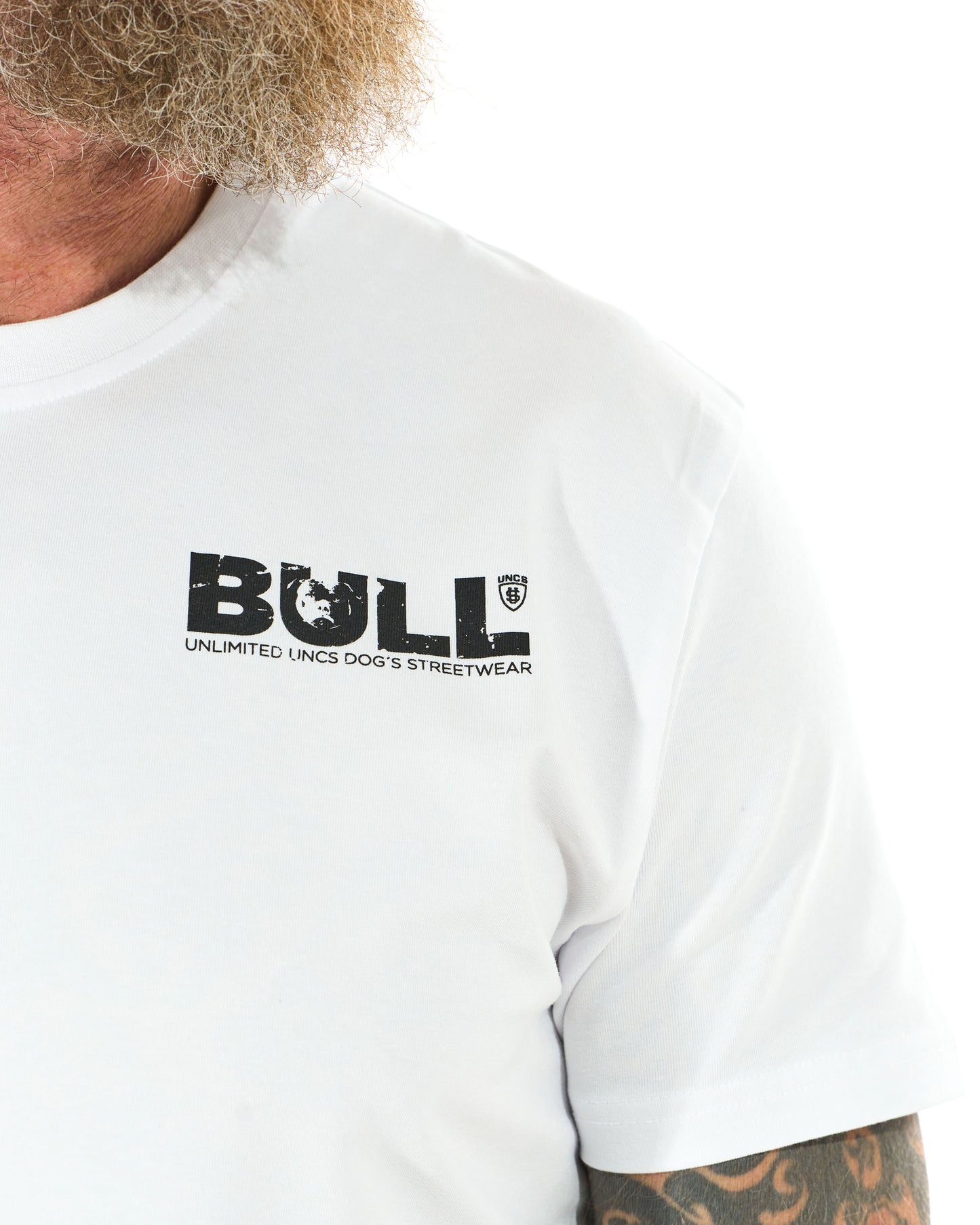 BULL Men's T-Shirt WHITE