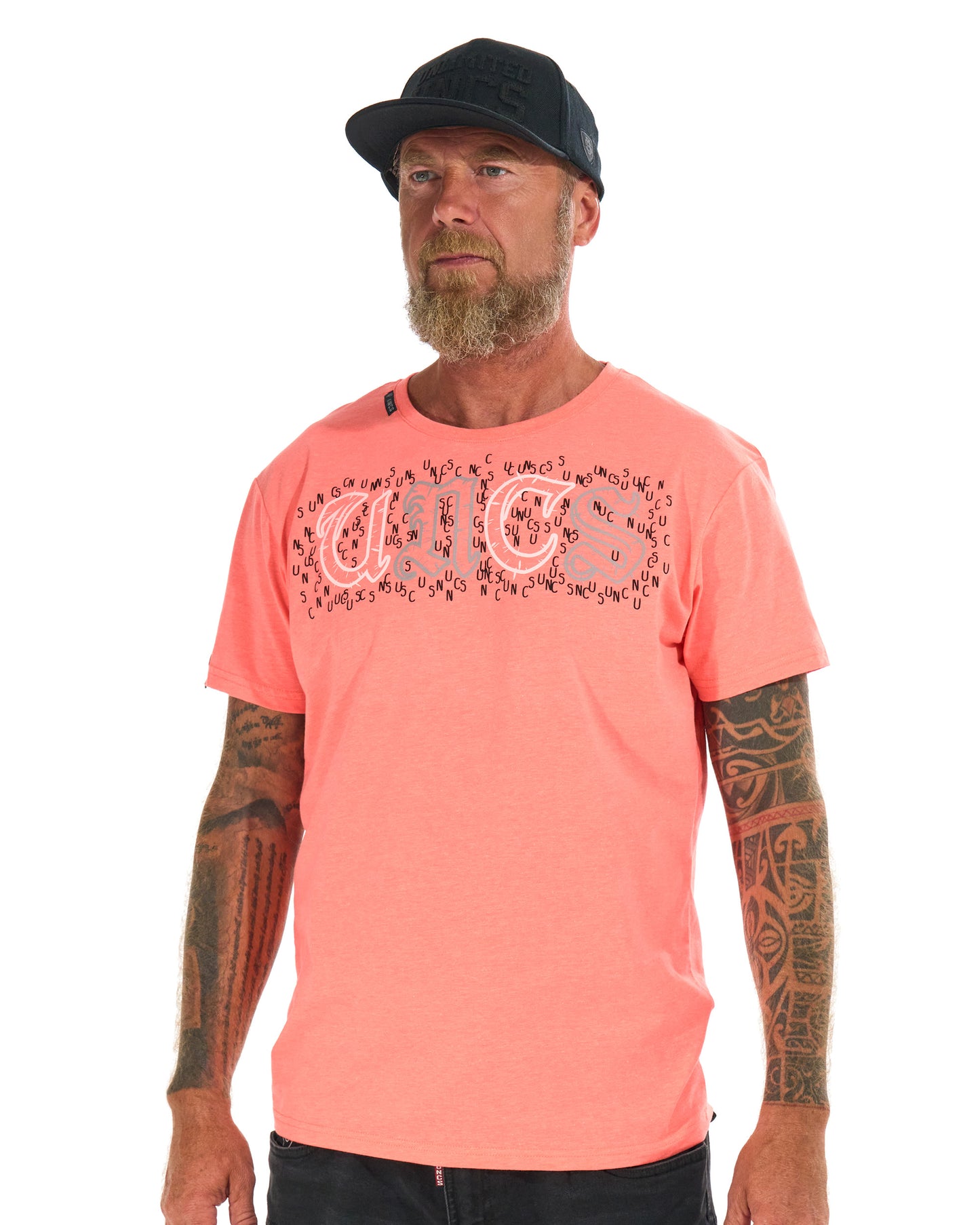 GRAHAM Men's T-Shirt CORAL