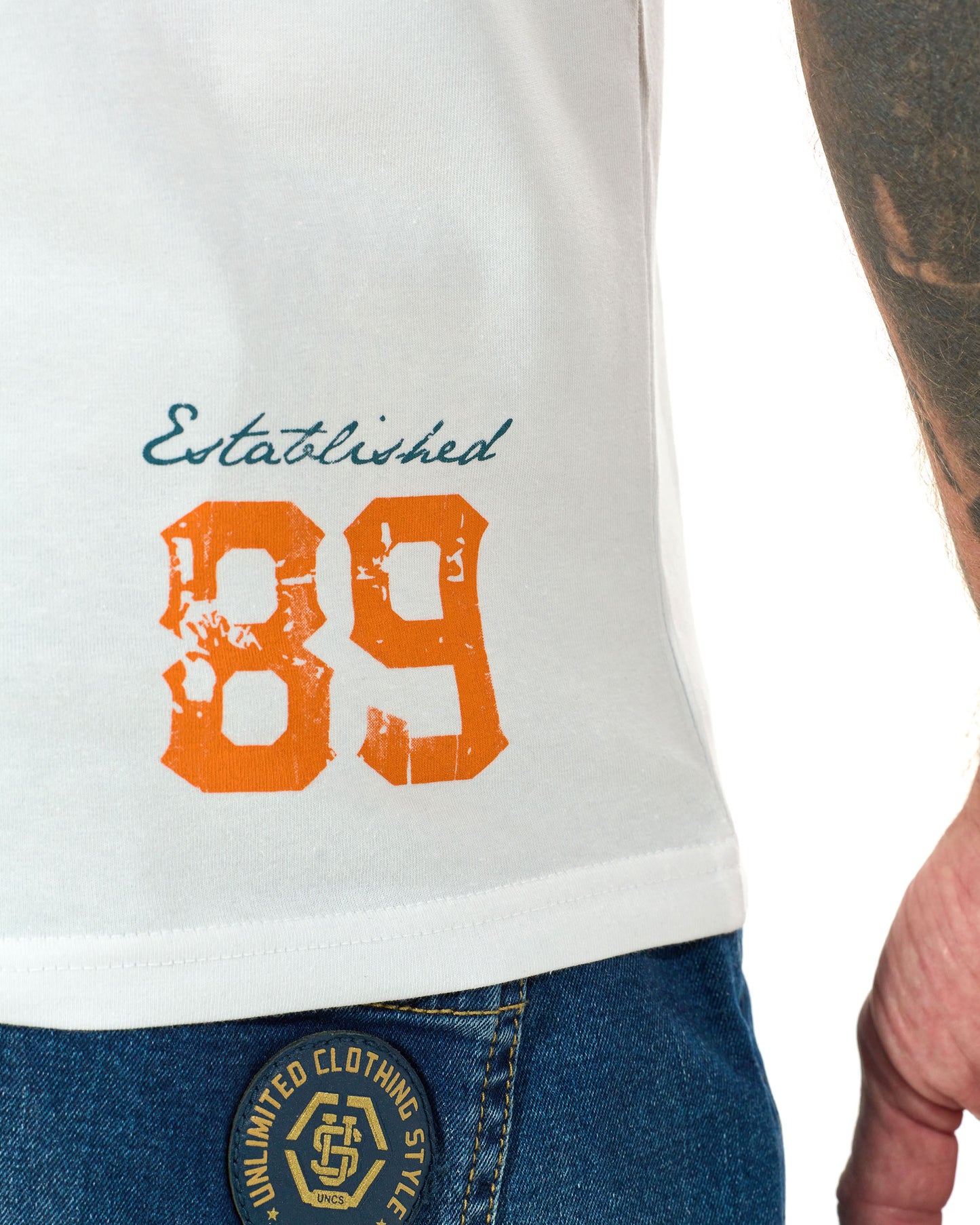 PANTHER Men's T-Shirt WHITE