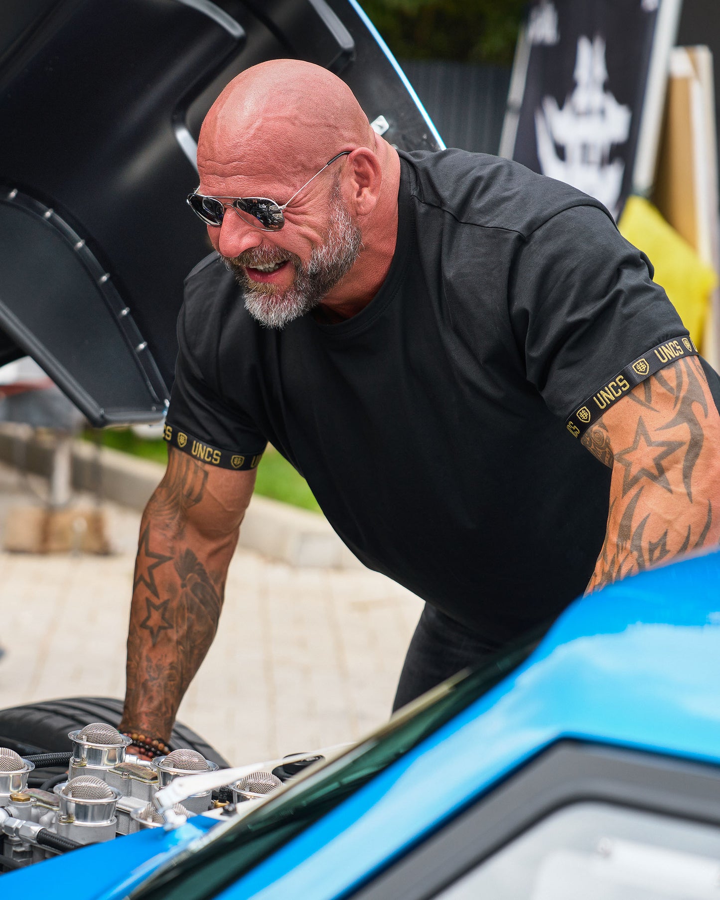 RADFORD II Men's T-Shirt BLACK