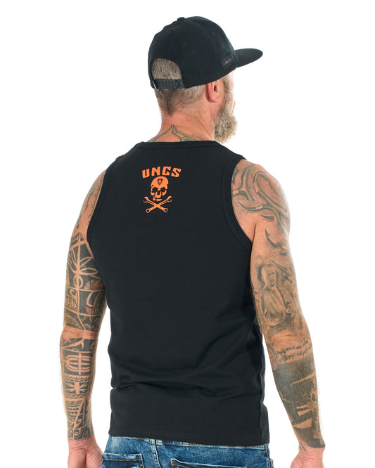top WRENCH Men's BLACK/ORANGE