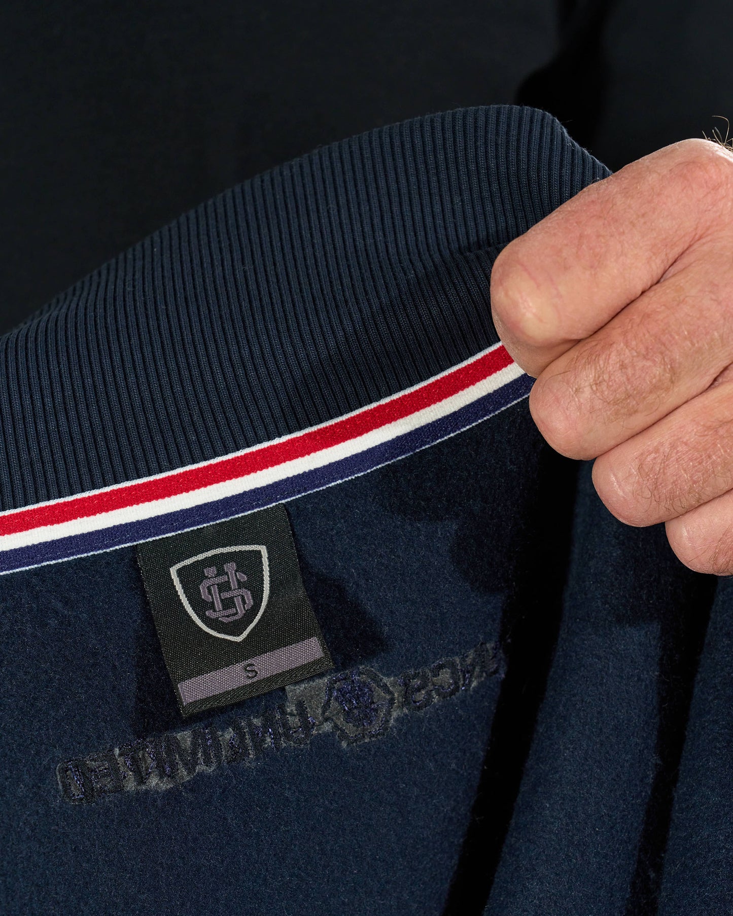 HEXAGON Men's Sweatshirt DARK BLUE