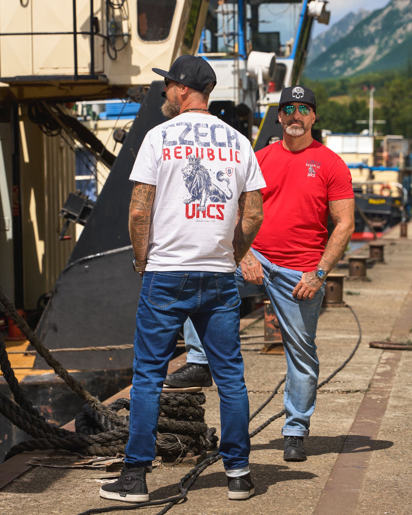 CZECH REPUBLIC Men's T-Shirt RED