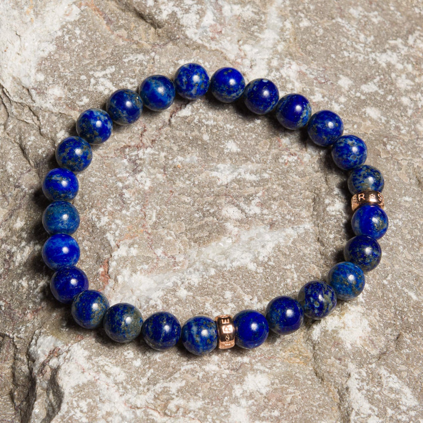 Bracelet Lapis Lazuli shiny 8 mm