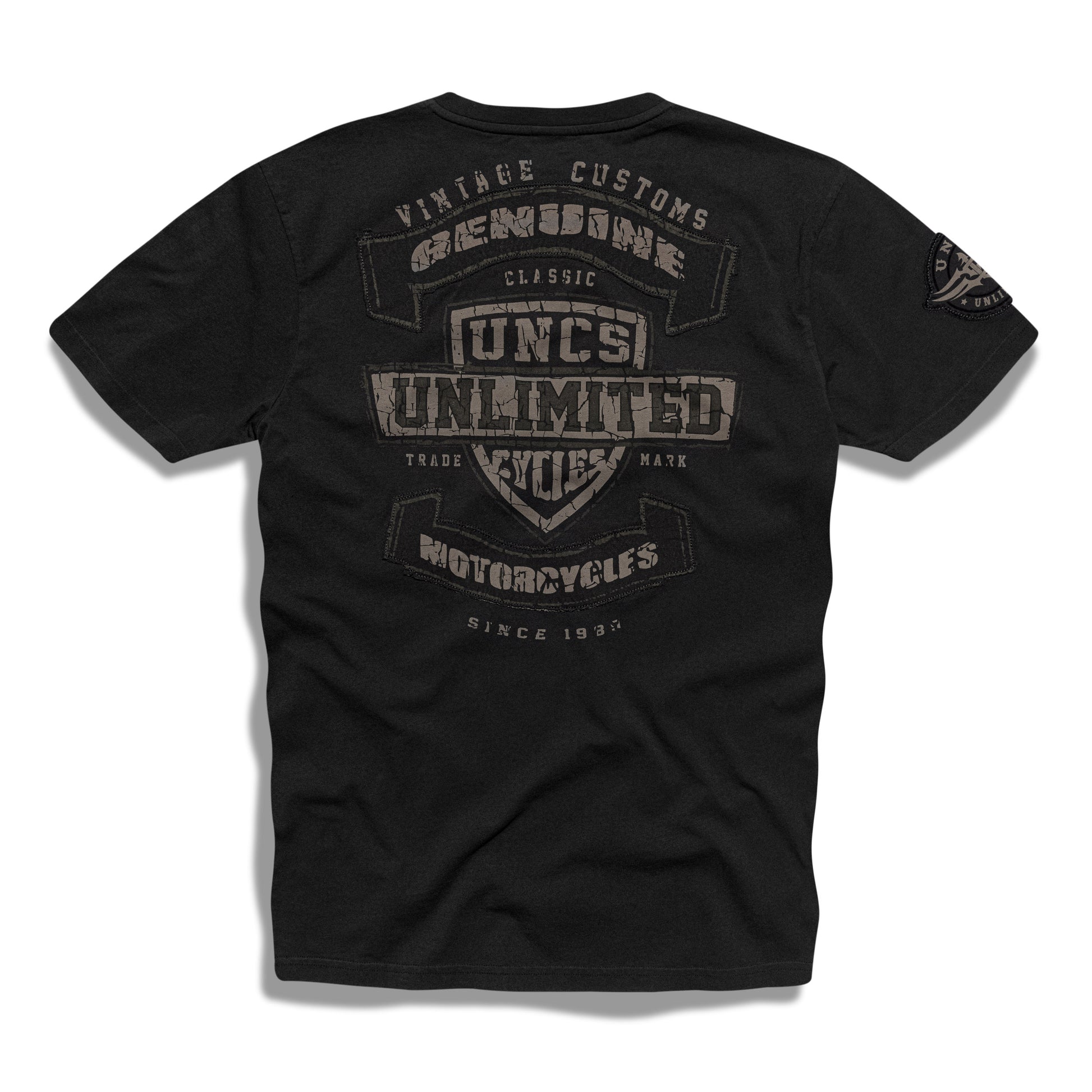 VINTAGE VIII Men's T-Shirt BLACK