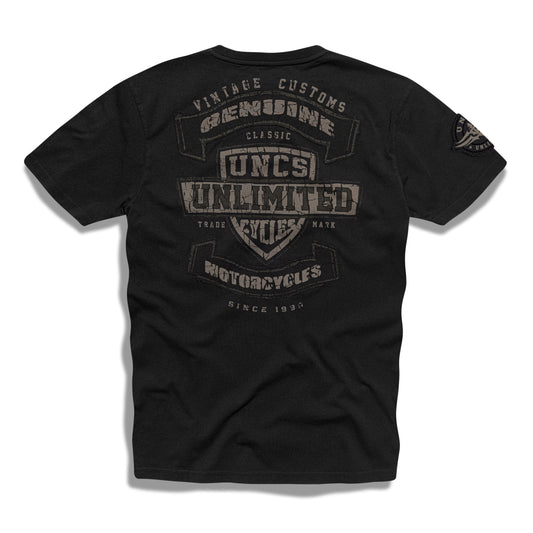 VINTAGE VIII Men's T-Shirt BLACK
