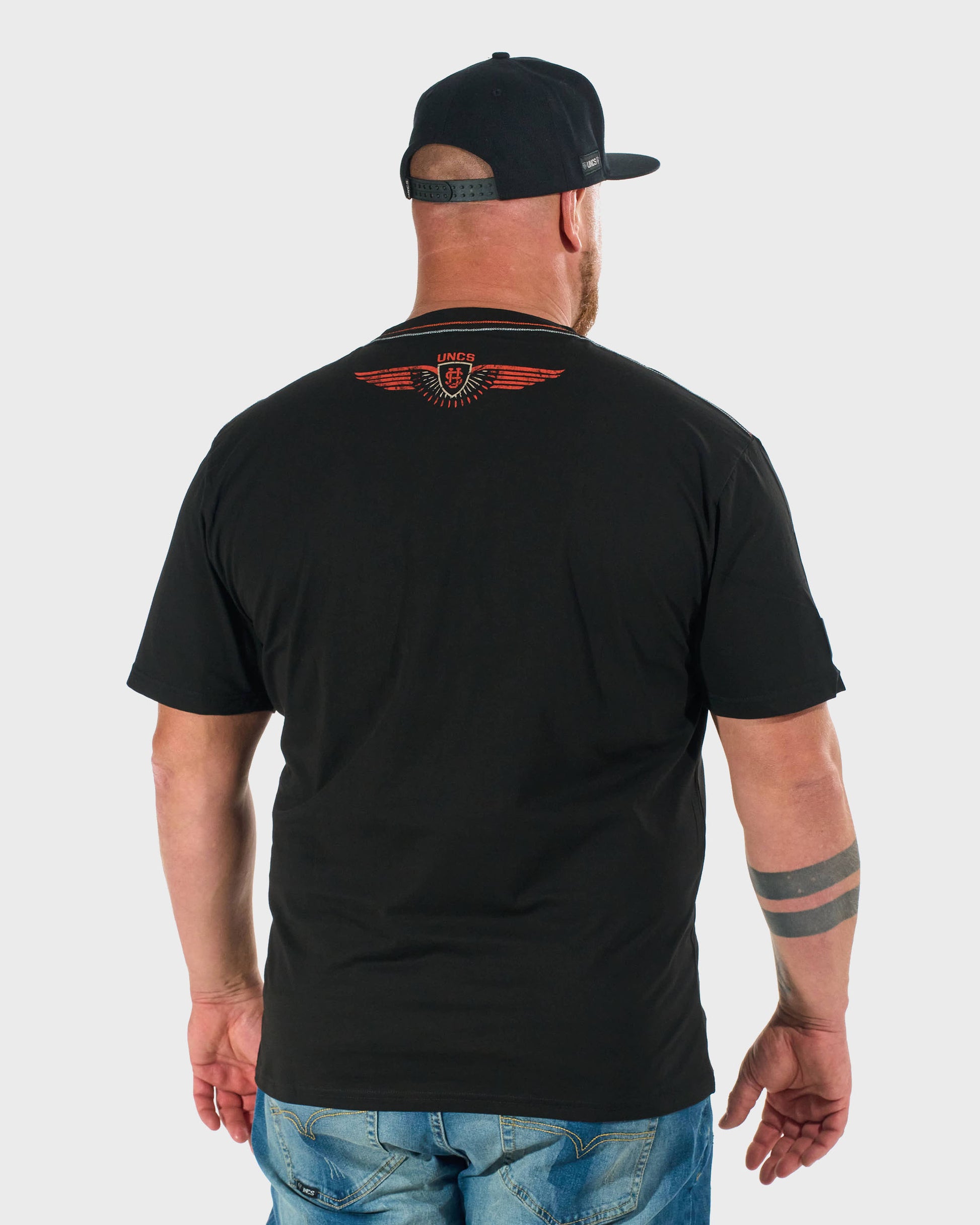 STORM Men's T-Shirt BLACK/ORANGE