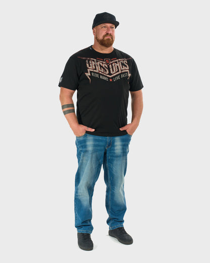 STORM Men's T-Shirt BLACK/ORANGE