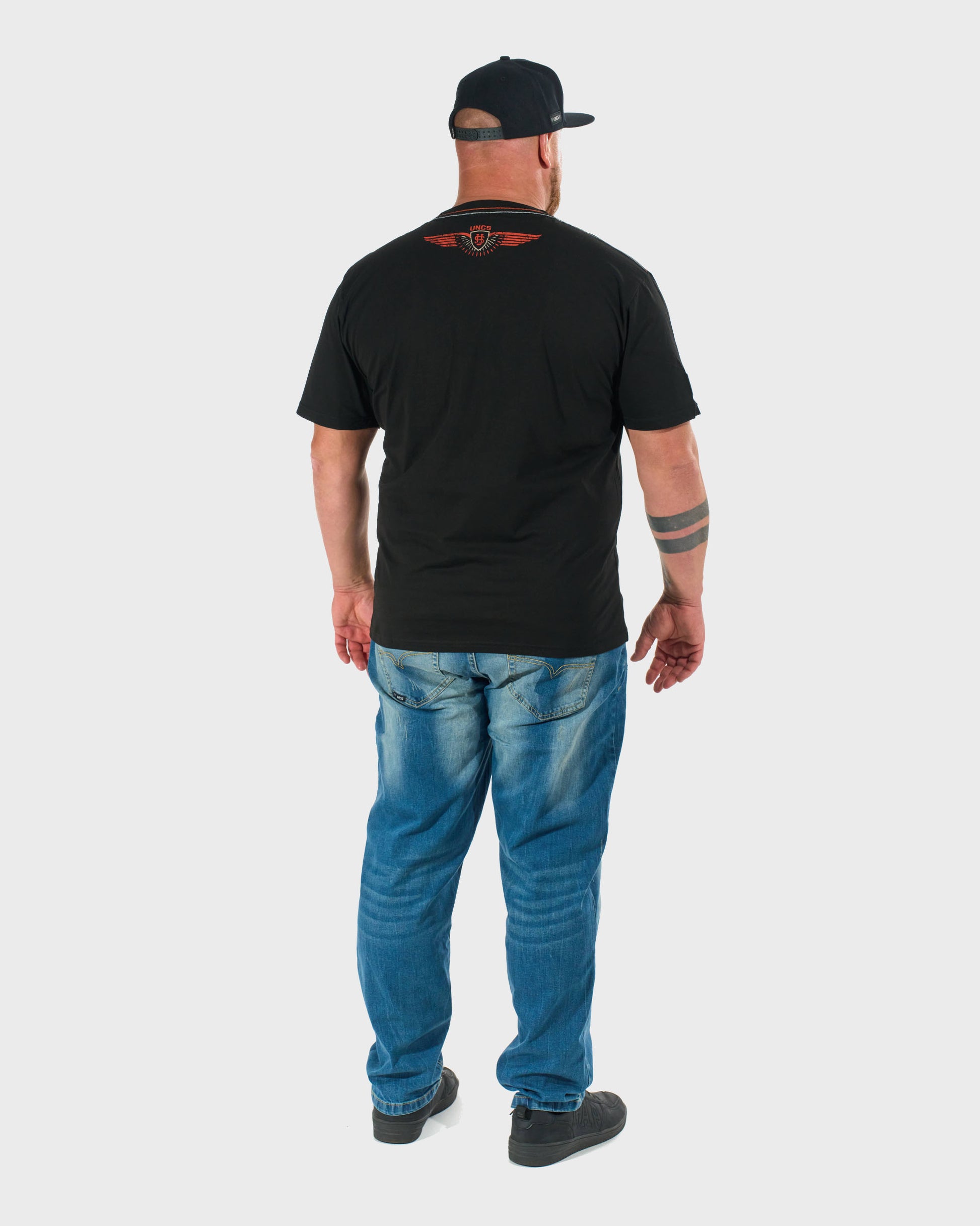 STORM Men's T-Shirt BLACK/ORANGE