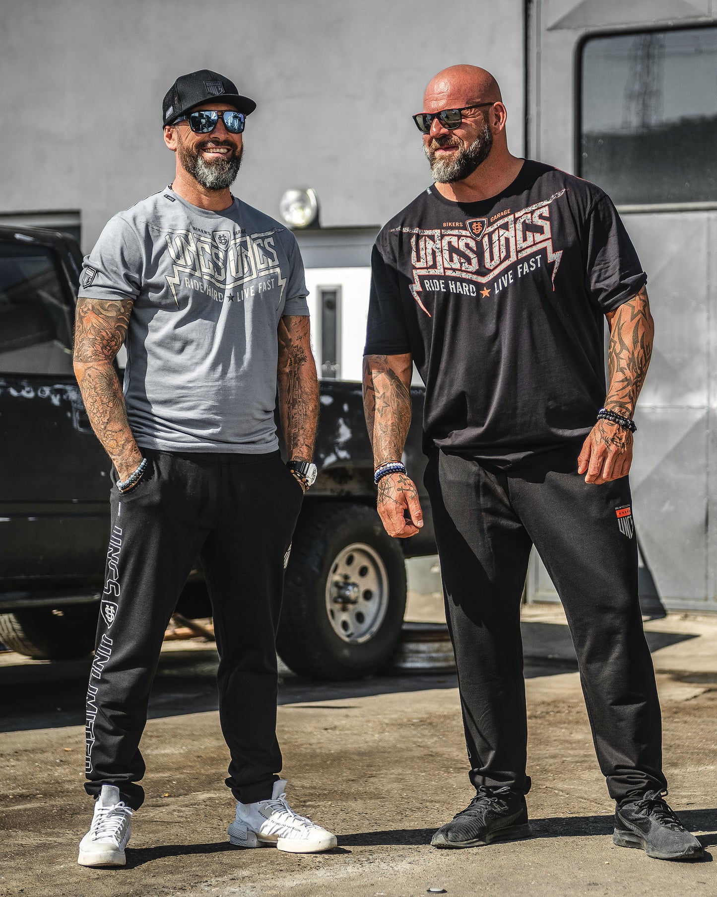 STORM Men's T-Shirt BLACK/ORANGE