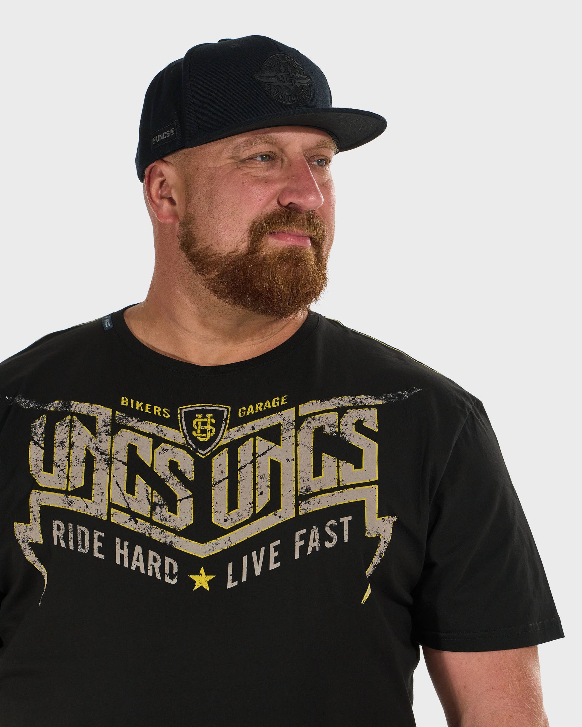 STORM Men's T-Shirt BLACK/YELLOW