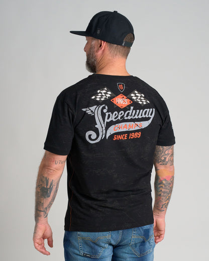 SPEEDWAY Men's T-Shirt BLACK
