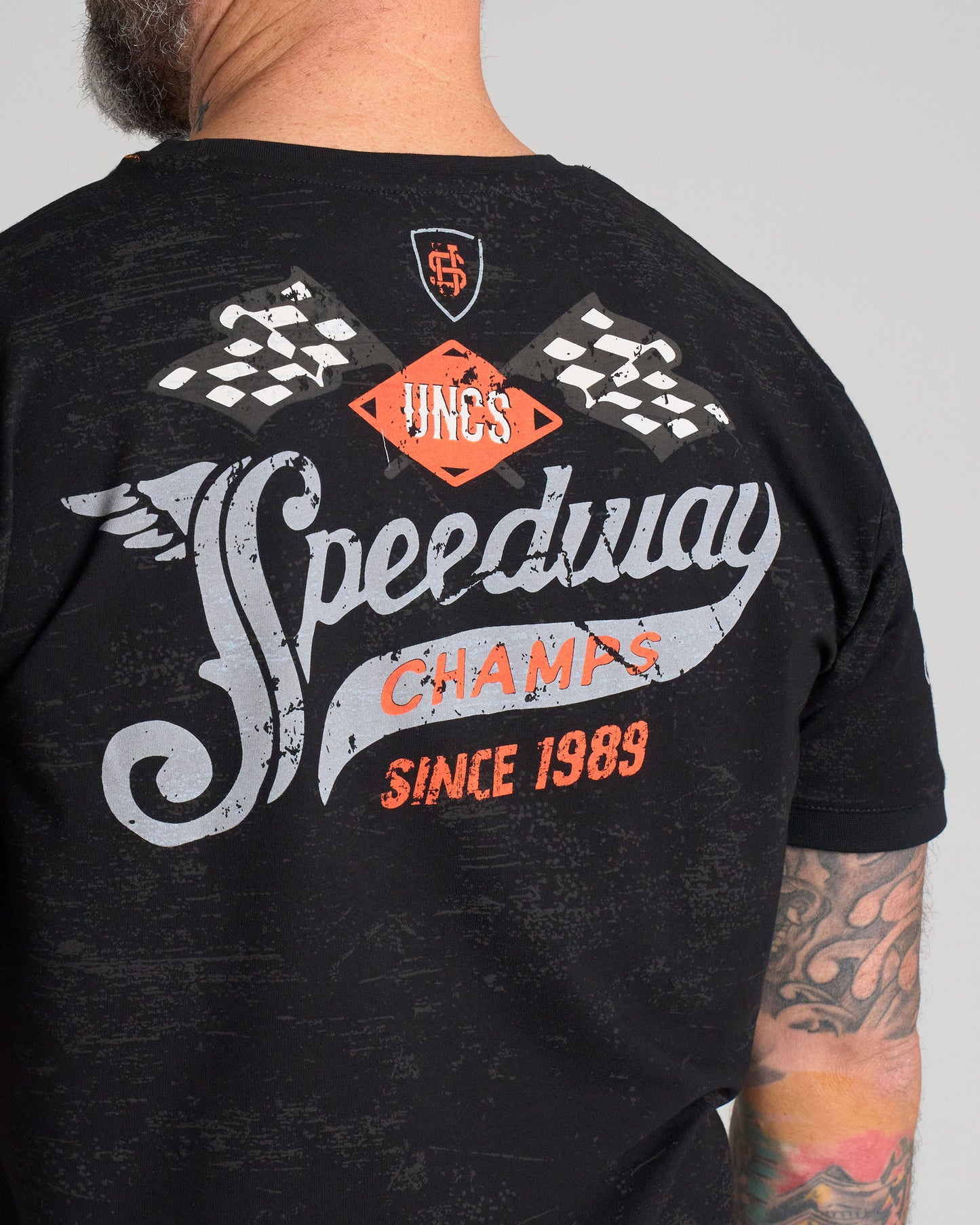 SPEEDWAY Men's T-Shirt BLACK