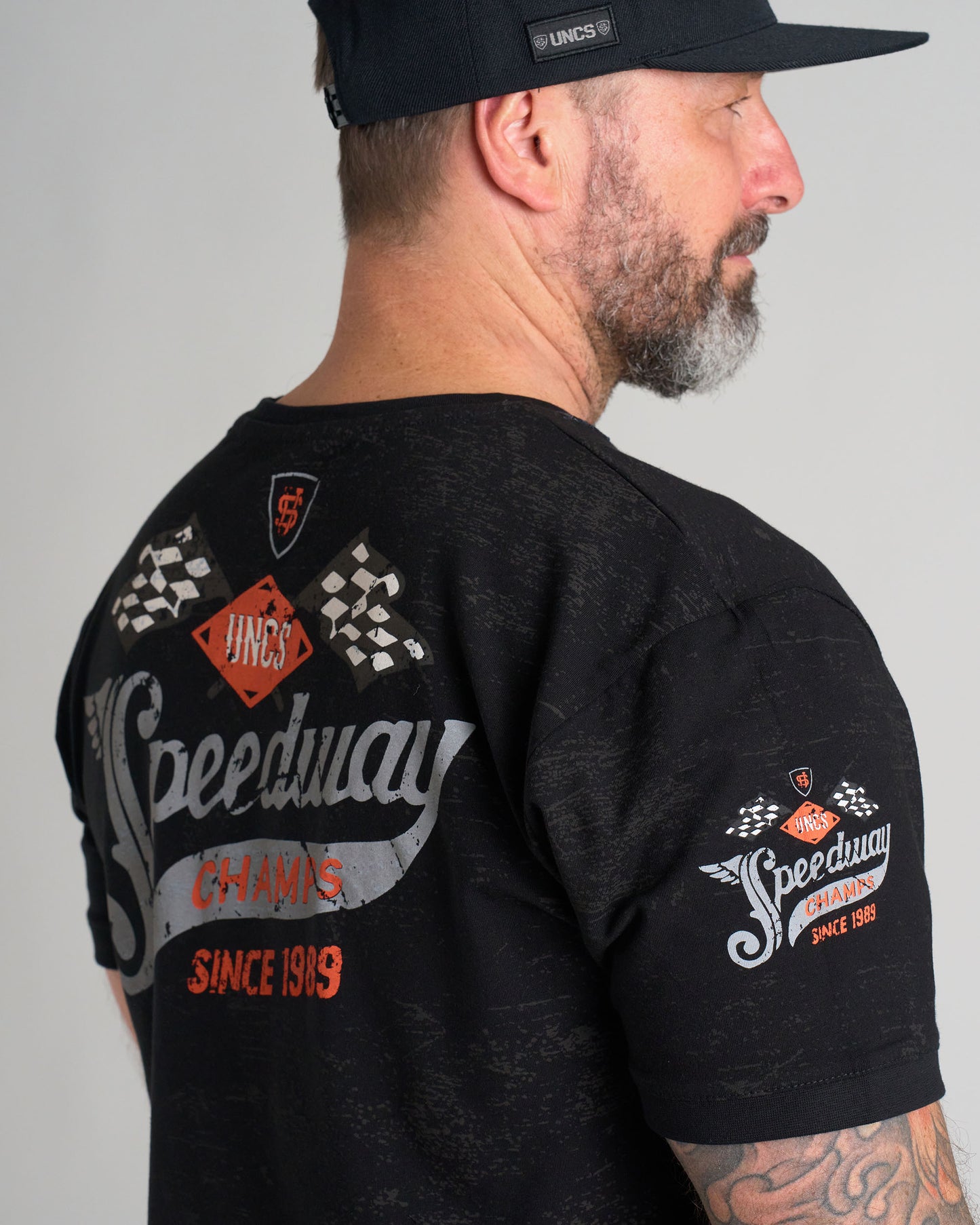 SPEEDWAY Men's T-Shirt BLACK