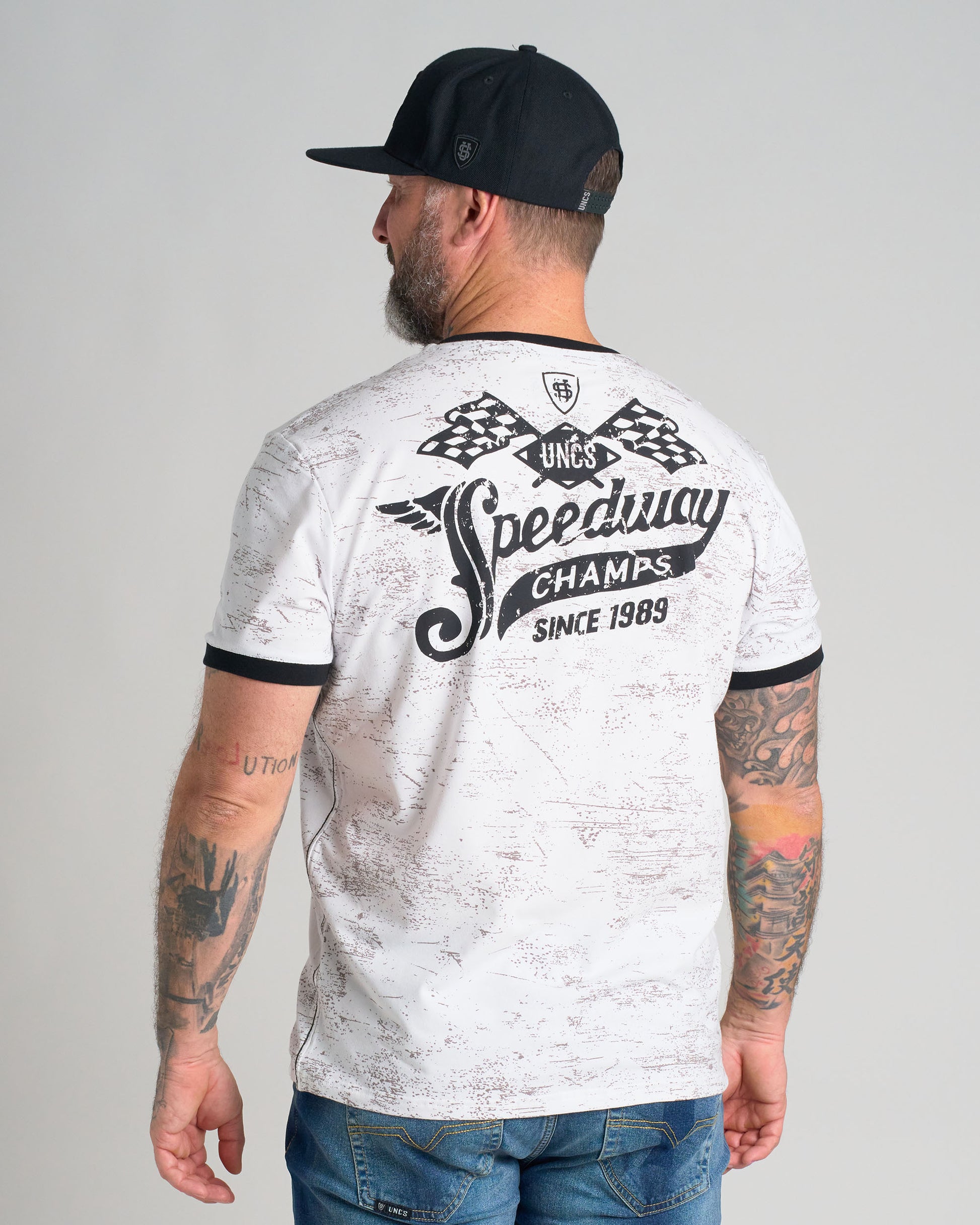 SPEEDWAY Men's T-Shirt WHITE