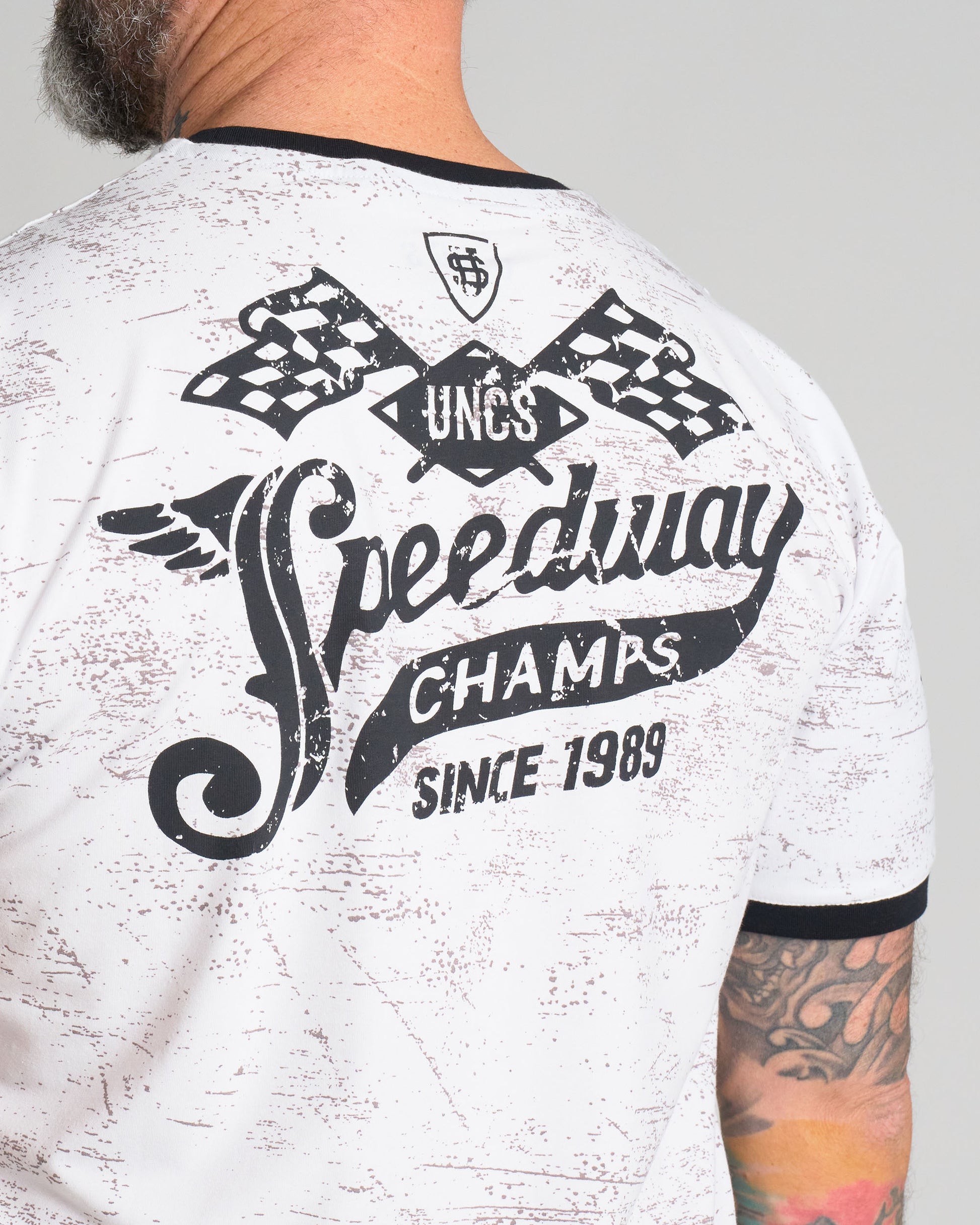 SPEEDWAY Men's T-Shirt WHITE
