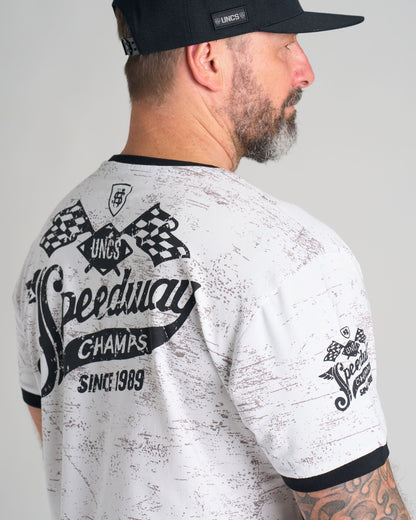 SPEEDWAY Men's T-Shirt WHITE