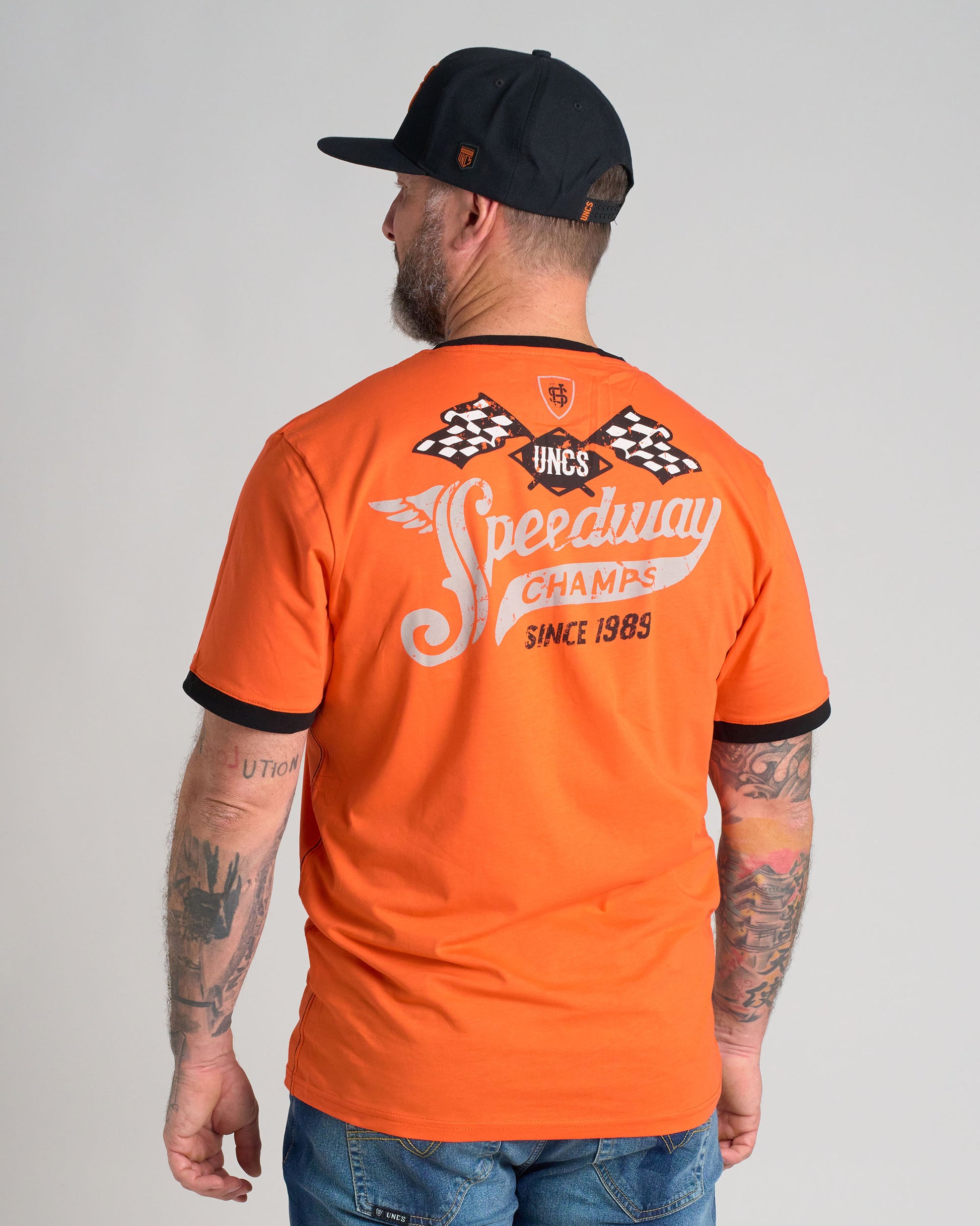 SPEEDWAY Men's T-Shirt ORANGE