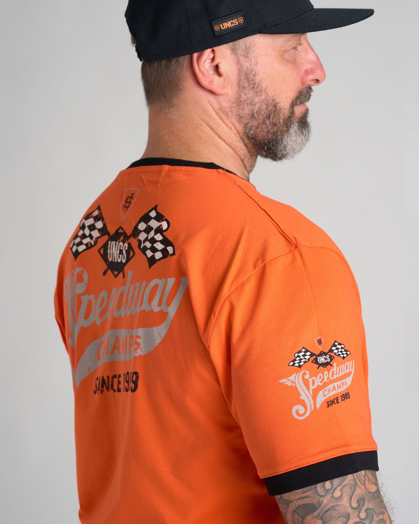 SPEEDWAY Men's T-Shirt ORANGE
