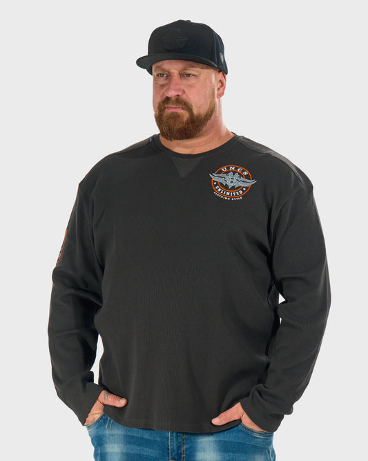 BROOKS III LS Men's T-Shirt ASPHALT