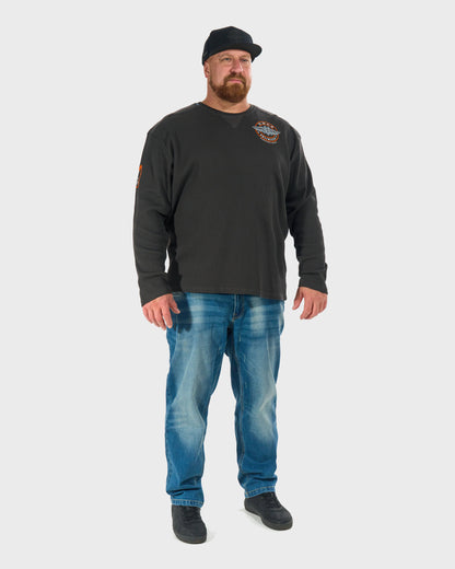 BROOKS III LS Men's T-Shirt ASPHALT